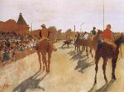 Germain Hilaire Edgard Degas Race Horses before the Stands Sweden oil painting reproduction
